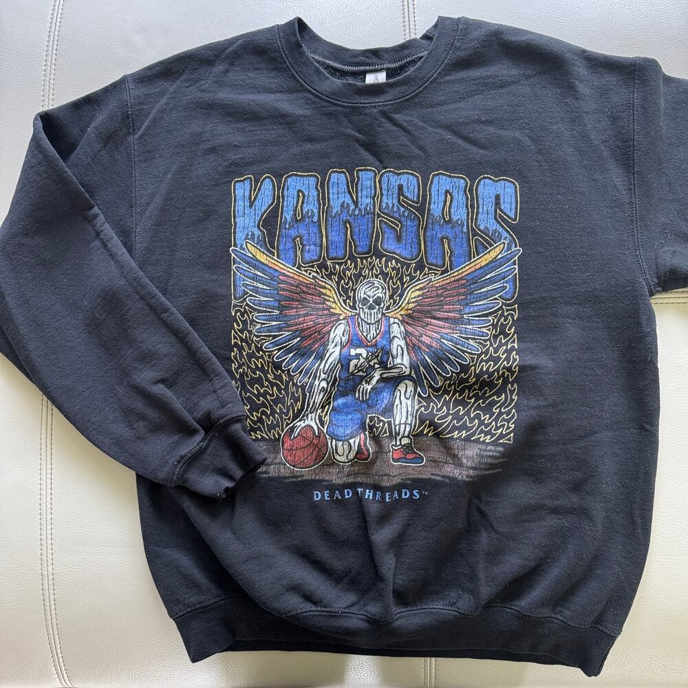 Dead Threads Unisex M Kansas City Crewneck Black